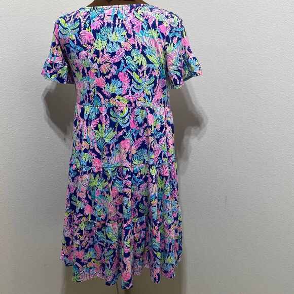 Lilly Pulitzer Jodee Short Sleeve Swing Dress Women's Size Small - Picture 5 of 9
